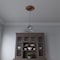 Ekena Millwork Attica PVC Ceiling Medallion (Fits Canopies up to 5"), Bright Coat Copper, 13"OD x 3 1/2"ID x 3/4"P CMP13ATBCO - alternate 8